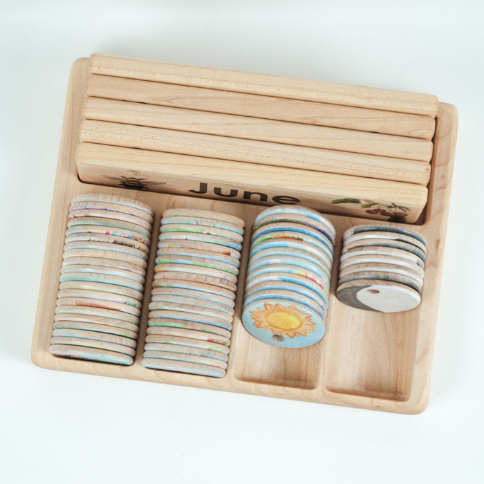 TFJ-3062 From Jennifer Storage Box for Perpetual Montessori Calendar