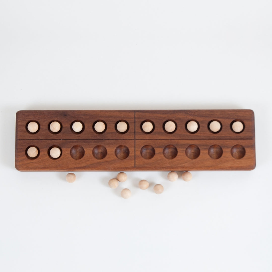 TFJ-2020 From Jennifer Twenty Frame with Wooden Balls Walnut
